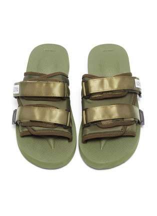Detail View - Click To Enlarge - SUICOKE - 'MOTO-CAB' strappy band slide sandals