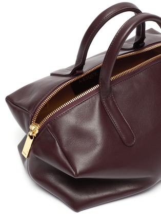 Detail View - Click To Enlarge - A-ESQUE - 'Barrel Esque' midi leather shoulder bag
