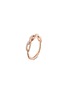 Main View - Click To Enlarge - DAVID YURMAN - Stax' diamond 18k rose gold chain link ring