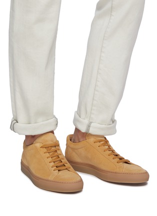 Figure View - Click To Enlarge - COMMON PROJECTS - 'Original Achilles' suede sneakers