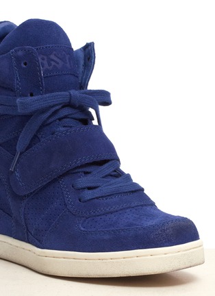 Detail View - Click To Enlarge - ASH - 'Cool' suede wedge sneakers