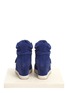 Back View - Click To Enlarge - ASH - 'Cool' suede wedge sneakers