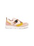 Main View - Click To Enlarge - CHLOÉ - Cross strap patchwork sneakers