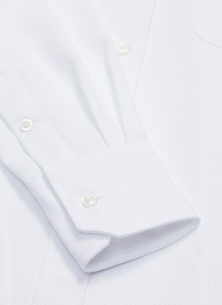  - THOM BROWNE  - Trompe l'œil bow tie shirt dress