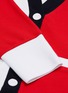 Detail View - Click To Enlarge - THOM BROWNE  - Trompe d'œil colourblock button polo dress
