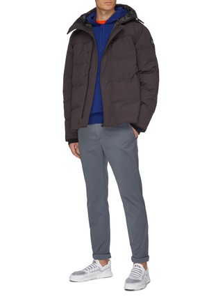 Figure View - Click To Enlarge - CANADA GOOSE - 'Amherst' contrast panel knit hoodie