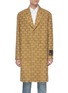 Main View - Click To Enlarge - GUCCI - GG logo embroidered knit nightgown coat