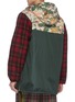 Back View - Click To Enlarge - GUCCI - 'Eco' print check plaid panelled parka