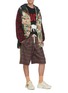 Figure View - Click To Enlarge - GUCCI - 'Eco' print check plaid panelled parka