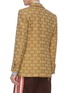 Back View - Click To Enlarge - GUCCI - 'GG' logo embroidered knit blazer