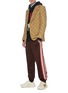 Figure View - Click To Enlarge - GUCCI - 'GG' logo embroidered knit blazer