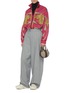 Figure View - Click To Enlarge - GUCCI - Pleated wide leg pants