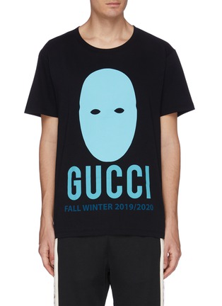 Main View - Click To Enlarge - GUCCI - 'Gucci Manifesto' print oversized T-shirt
