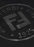  - FENDI SPORT - 'Fendirama' logo side tape stamp hoodie
