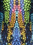 Detail View - Click To Enlarge - MC Q - Rainbow crocodile print body-con dress
