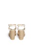 Back View - Click To Enlarge - STUART WEITZMAN - Touring guipure lace espadrille wedge sandals