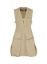 Main View - Click To Enlarge - JACQUEMUS - 'Le haut Kimbe' flap pocket button front dress