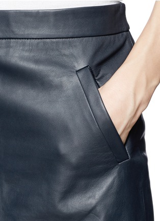 Detail View - Click To Enlarge - J.CREW - Collection leather mini skirt