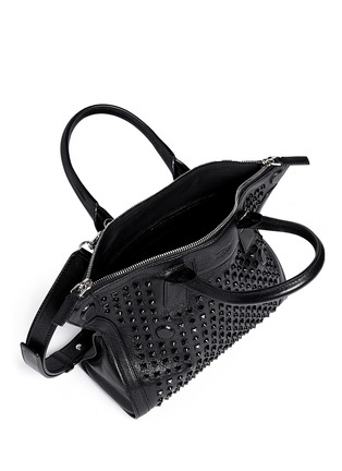 Detail View - Click To Enlarge - ALEXANDER MCQUEEN - 'De Manta' mini stud leather tote