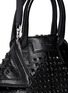 Detail View - Click To Enlarge - ALEXANDER MCQUEEN - 'De Manta' mini stud leather tote