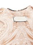 Detail View - Click To Enlarge - ALEXANDER MCQUEEN - 'De-Manta' lace print satin clutch