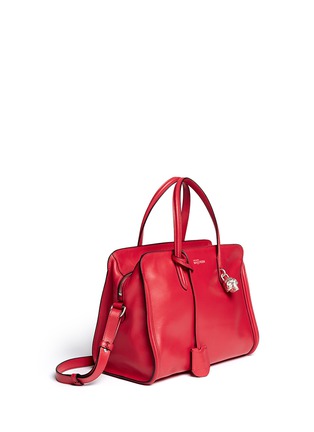 Detail View - Click To Enlarge - ALEXANDER MCQUEEN - 'Padlock' small leather tote