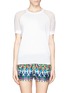 Main View - Click To Enlarge - J.CREW - Sheer sleeve crepe sweater