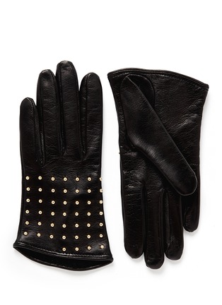 Main View - Click To Enlarge - ALEXANDER MCQUEEN - Stud leather gloves