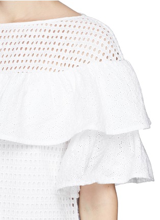 Detail View - Click To Enlarge - J.CREW - Collection mixed eyelet dress