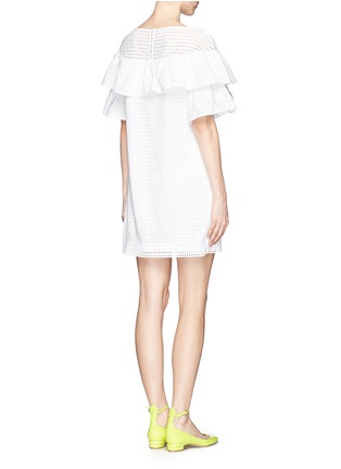 Back View - Click To Enlarge - J.CREW - Collection mixed eyelet dress