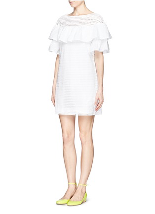 Figure View - Click To Enlarge - J.CREW - Collection mixed eyelet dress