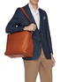 Front View - Click To Enlarge - CONNOLLY - Leather deck bag