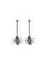 Main View - Click To Enlarge - ALEXANDER MCQUEEN - Swarovski crystal pavé spider single drop earring