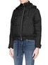 Front View - Click To Enlarge - WHISTLES - 'Harrison' water repellent cropped parka