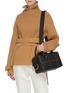 Figure View - Click To Enlarge - DELVAUX - 'Cool Box MM' contrast weave leather bag