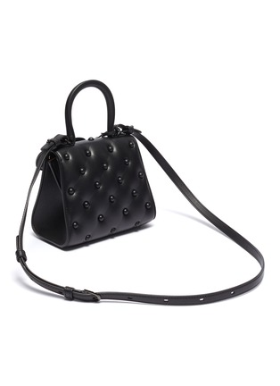 Detail View - Click To Enlarge - DELVAUX - 'Brillant Rodéo' mini quilted leather satchel