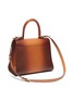 Detail View - Click To Enlarge - DELVAUX - 'Brillant MM PS Dream Hurricane' leather satchel