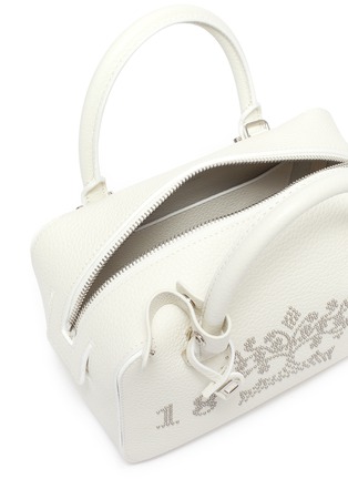 Detail View - Click To Enlarge - DELVAUX - 'Cool Box Mini' stud embellished leather bag