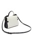 Detail View - Click To Enlarge - DELVAUX - 'Tempête' mini pleated colourblock leather satchel