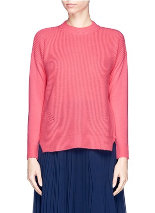 Main View - Click To Enlarge - WHISTLES - 'Bea' zip wool-cashmere sweater