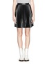 Main View - Click To Enlarge - WHISTLES - 'Sora' pleat faux leather skirt
