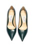 Detail View - Click To Enlarge - JIMMY CHOO - 'Love 85' croc embossed leather pumps