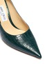 Detail View - Click To Enlarge - JIMMY CHOO - 'Love 85' croc embossed leather pumps