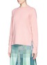 Front View - Click To Enlarge - WHISTLES - Textured stretch sweater