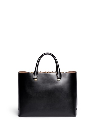 Back View - Click To Enlarge - CHLOÉ - 'Baylee' medium leather tote