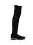 Main View - Click To Enlarge - CLERGERIE - 'Rock' suede thigh high boots