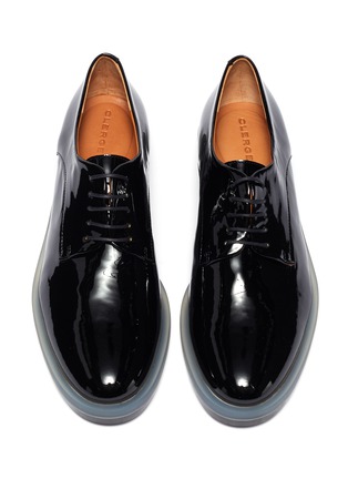 Detail View - Click To Enlarge - CLERGERIE - 'Roma' patent leather Oxfords