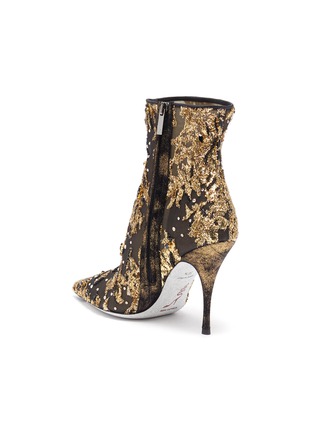  - RENÉ CAOVILLA - 'Lurexa' embellished tulle ankle boots