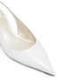 Detail View - Click To Enlarge - RENÉ CAOVILLA - Embellished heel leather slingback pumps