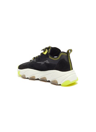  - ASH - 'Eclipse Bis' chunky outsole suede panel ripstop sneakers